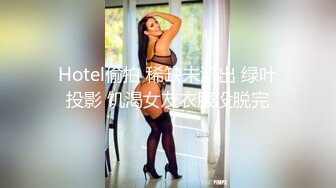 Hotel偷拍 稀缺未流出 绿叶投影 饥渴女友衣服没脱完