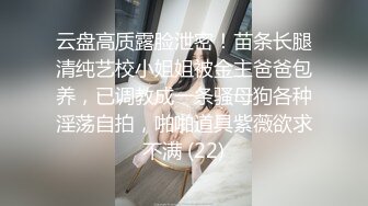 云盘高质露脸泄密！苗条长腿清纯艺校小姐姐被金主爸爸包养，已调教成一条骚母狗各种淫荡自拍，啪啪道具紫薇欲求不满 (22)