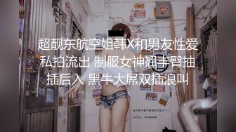 超靓东航空姐韩X和男友性爱私拍流出 制服女神翘丰臀抽插后入 黑牛大屌双插浪叫