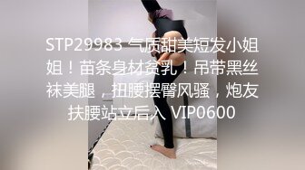 STP29983 气质甜美短发小姐姐！苗条身材贫乳！吊带黑丝袜美腿，扭腰摆臀风骚，炮友扶腰站立后入 VIP0600